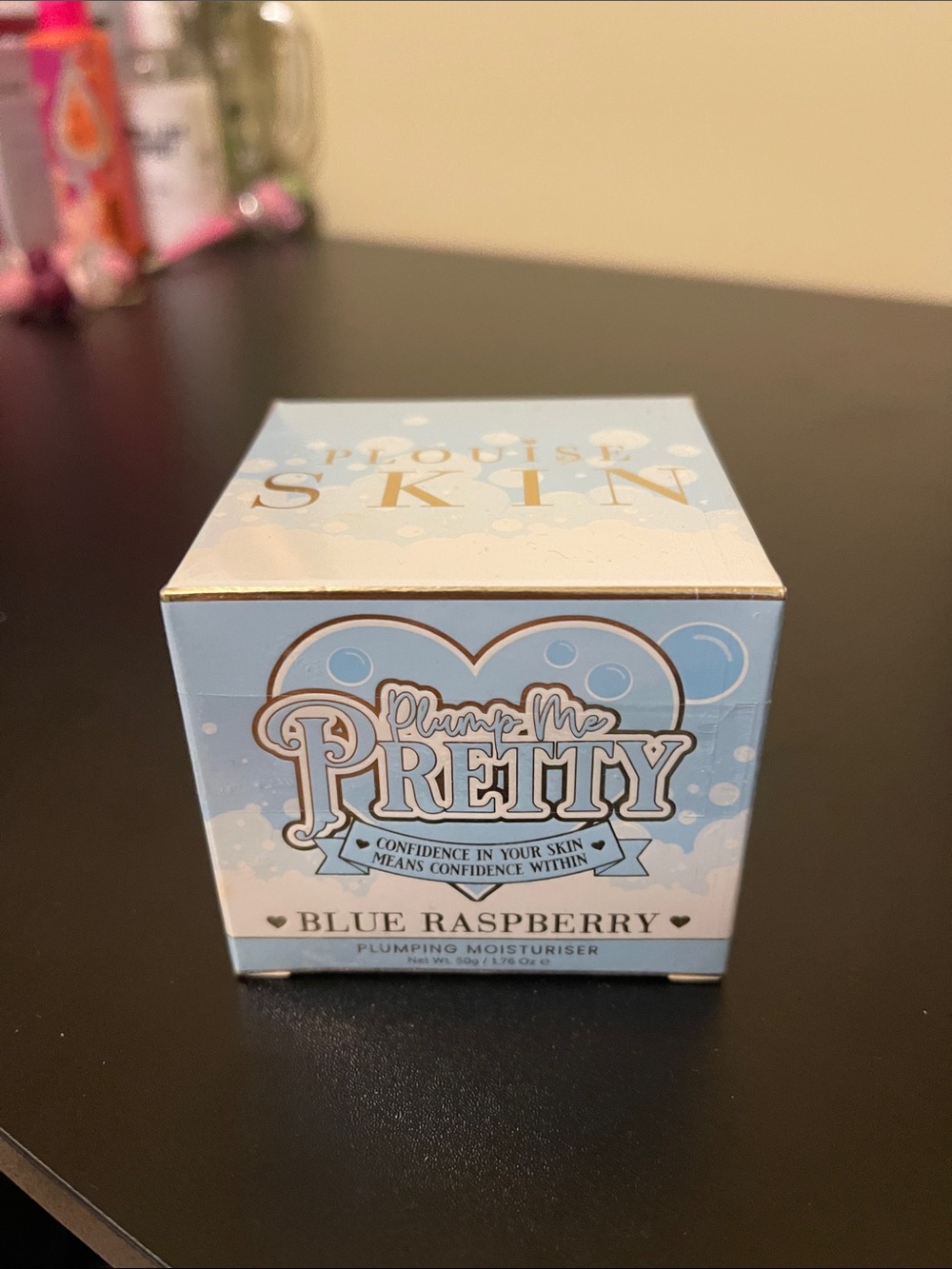 Plump Me Pretty Blue Raspberry Plumping Moisturiser - Light Blue
